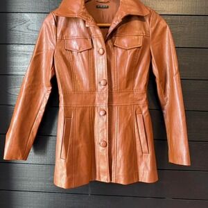 Sisley faux leather jacket